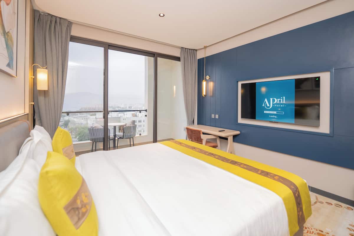 Deluxe Double Room, Balcony, Sea View | Desk, laptop workspace, free WiFi