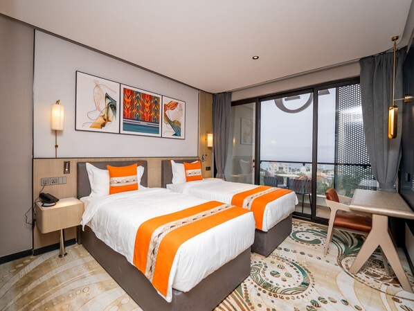 Deluxe Double or Twin Room, Balcony, Sea View