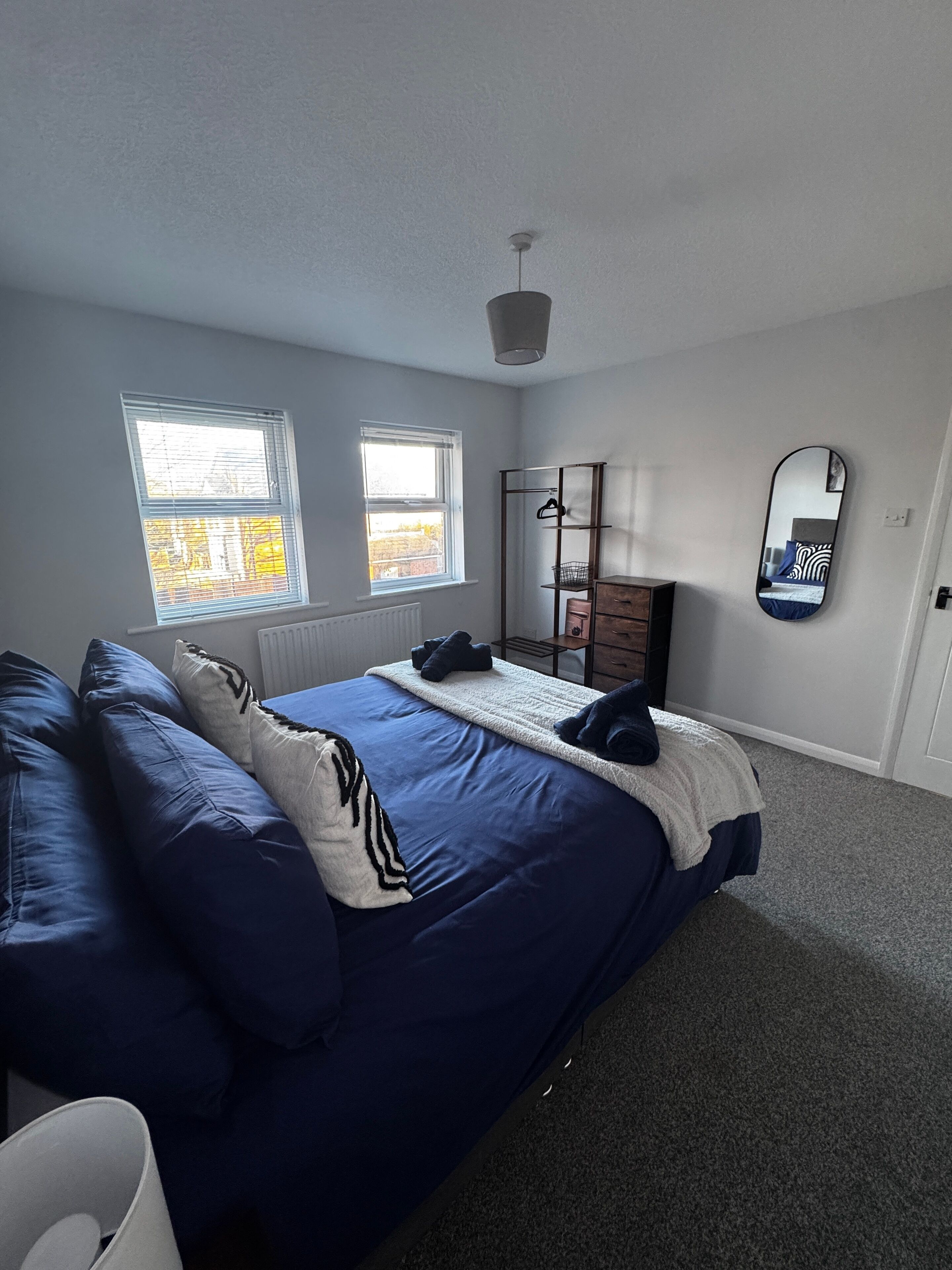 2 bedrooms, iron/ironing board, free WiFi, bed sheets