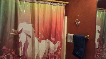 Towels, soap, toilet paper