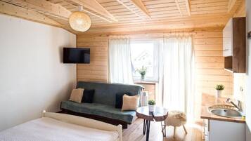 Laptop workspace, iron/ironing board