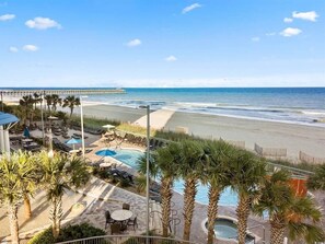 Indoor pool, outdoor pool - Spacious 5-Bedroom Oceanfront Condo in Myrtle Beach (Myrtle Beach)