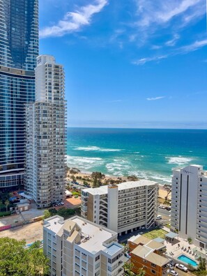 Exterior - Gold Coast Ocean View Apartment with Balcony (Surfers Paradise)