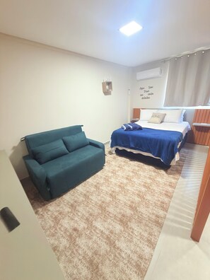 Internet, bed sheets - NEW STUDIO IN THE HEART OF FOZ WITH GARAGE (Foz do Iguaçu)