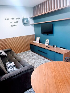 Living area - NEW APARTMENT WITH GARAGE IN DOWNTOWN FOZ (Foz do Iguaçu)