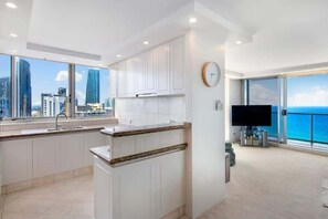 Interior - Oceanview Apartment with Balcony & Workspace (Surfers Paradise)