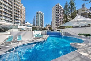Pool - Oceanview Apartment with Balcony & Workspace (Surfers Paradise)