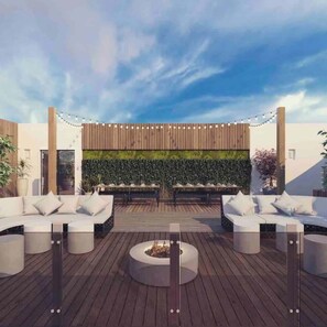 Terrace/patio - Modern 1BR Condo in O4W - Prime ATL Location (Atlanta)