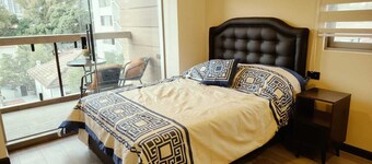 Modern studio apartment in downtown area of the city