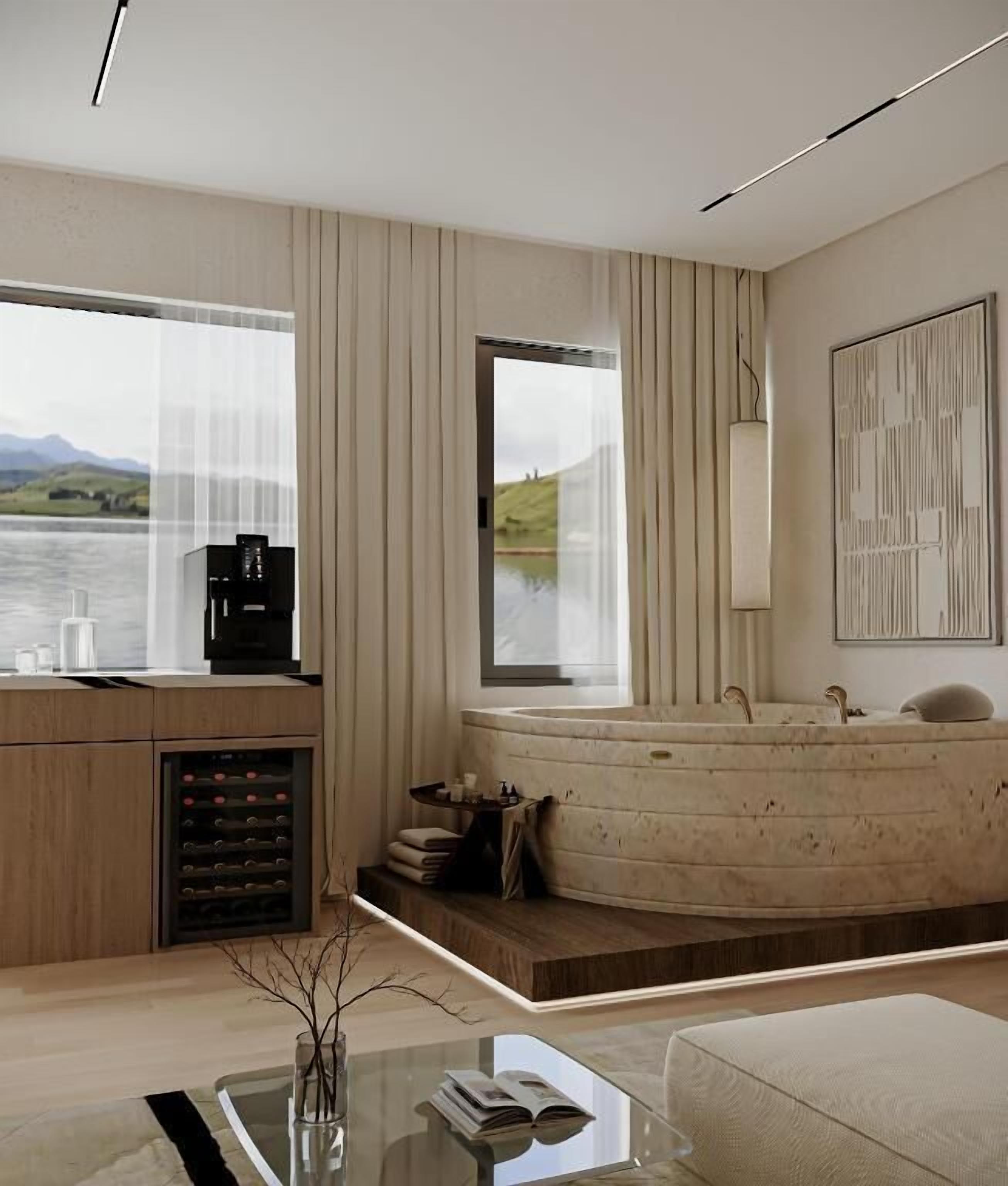 Suite Deluxe, balcon, vue fleuve | Spa