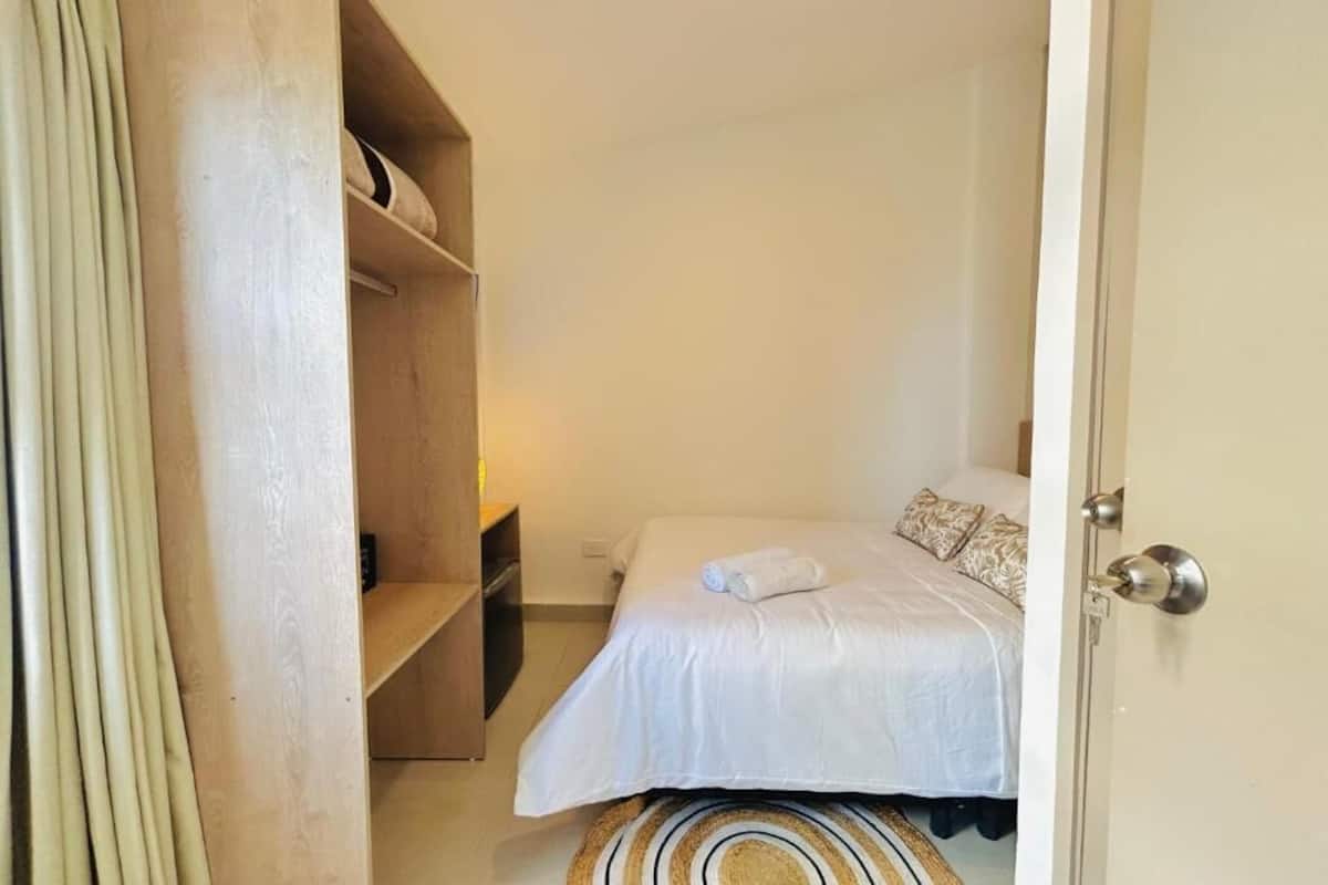 Caja de seguridad en la habitación, cortinas blackout y wifi gratis