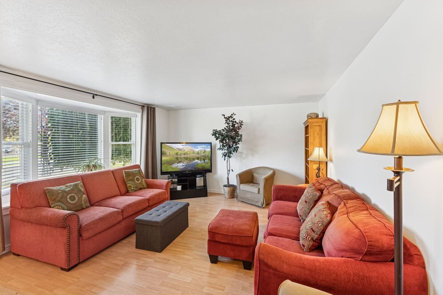 Smart TV, foosball, books