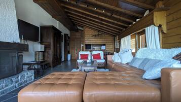 TV, fireplace, DVD player