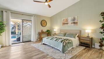 3 bedrooms, iron/ironing board, WiFi, bed sheets