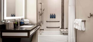 مجففات شعر، مناشف، صابون، ورق حمّام