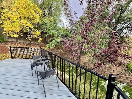 Terrace/patio. 4-bedroom house close to outdoors and downtown in Grand Junction
