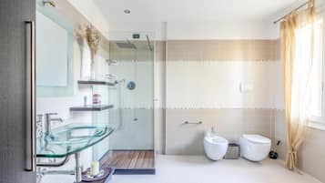 Shower, hair dryer