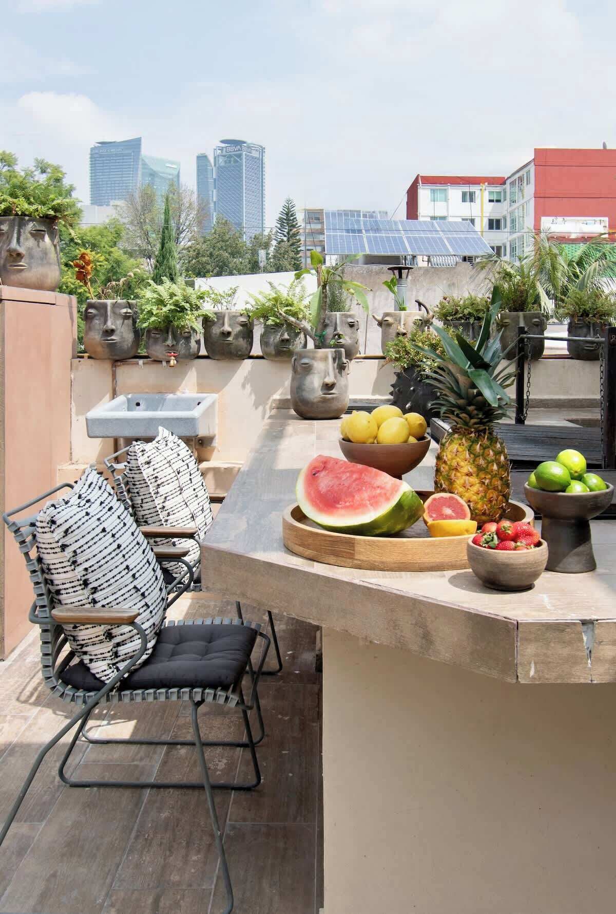 Opções para refeição ao ar livre