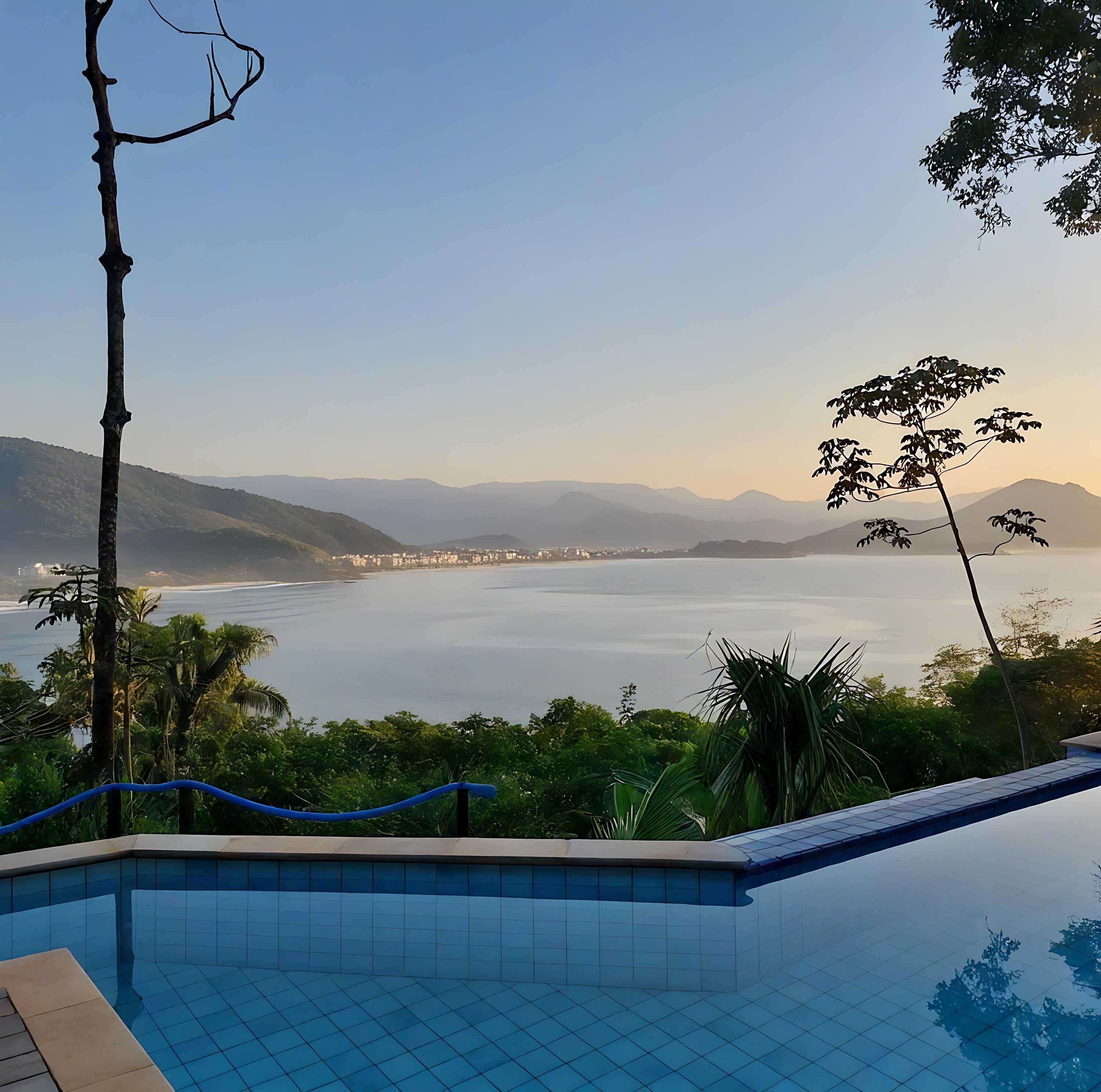 Een binnenzwembad en een verwarmd zwembad