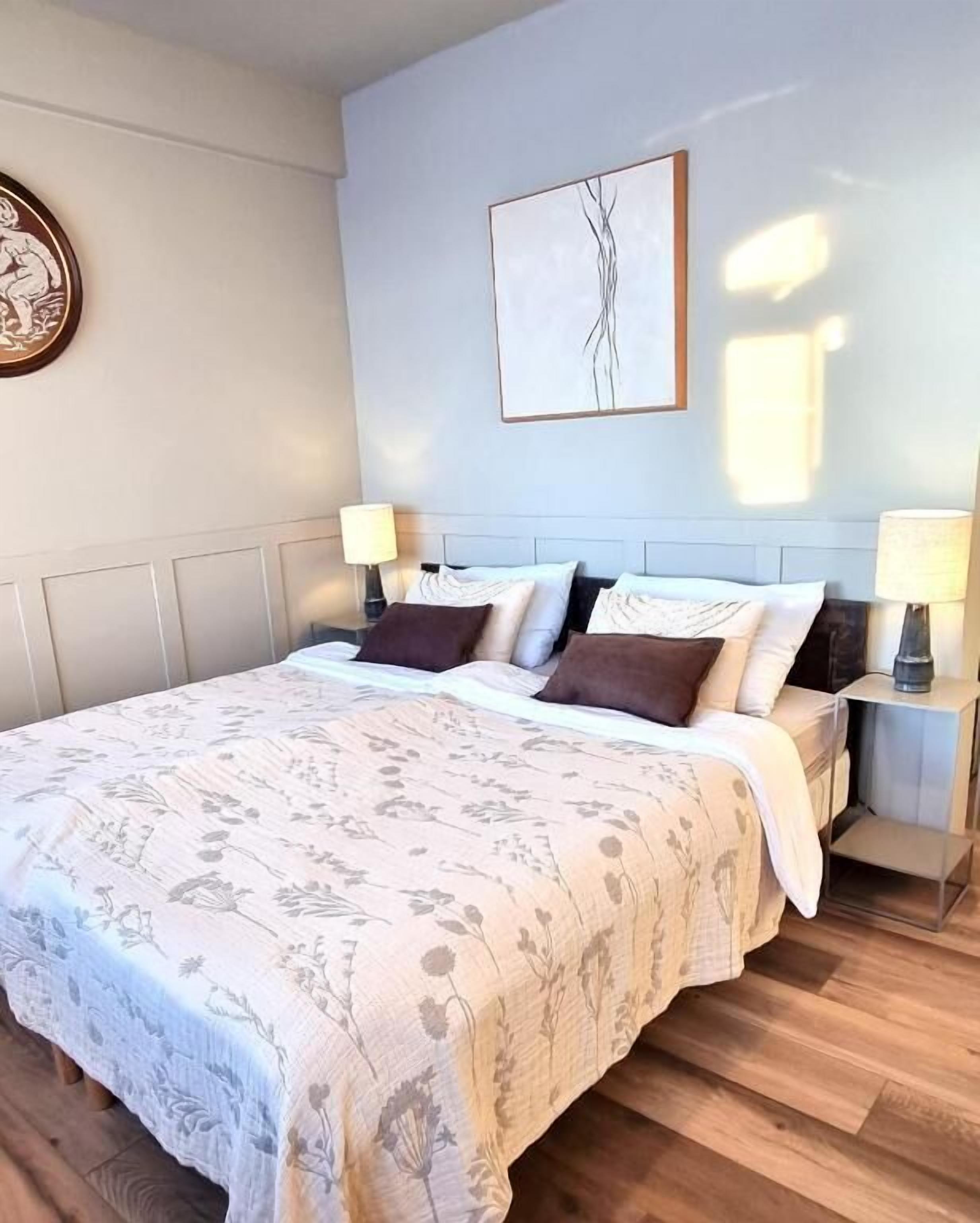 Blackout drapes, free WiFi, wheelchair access