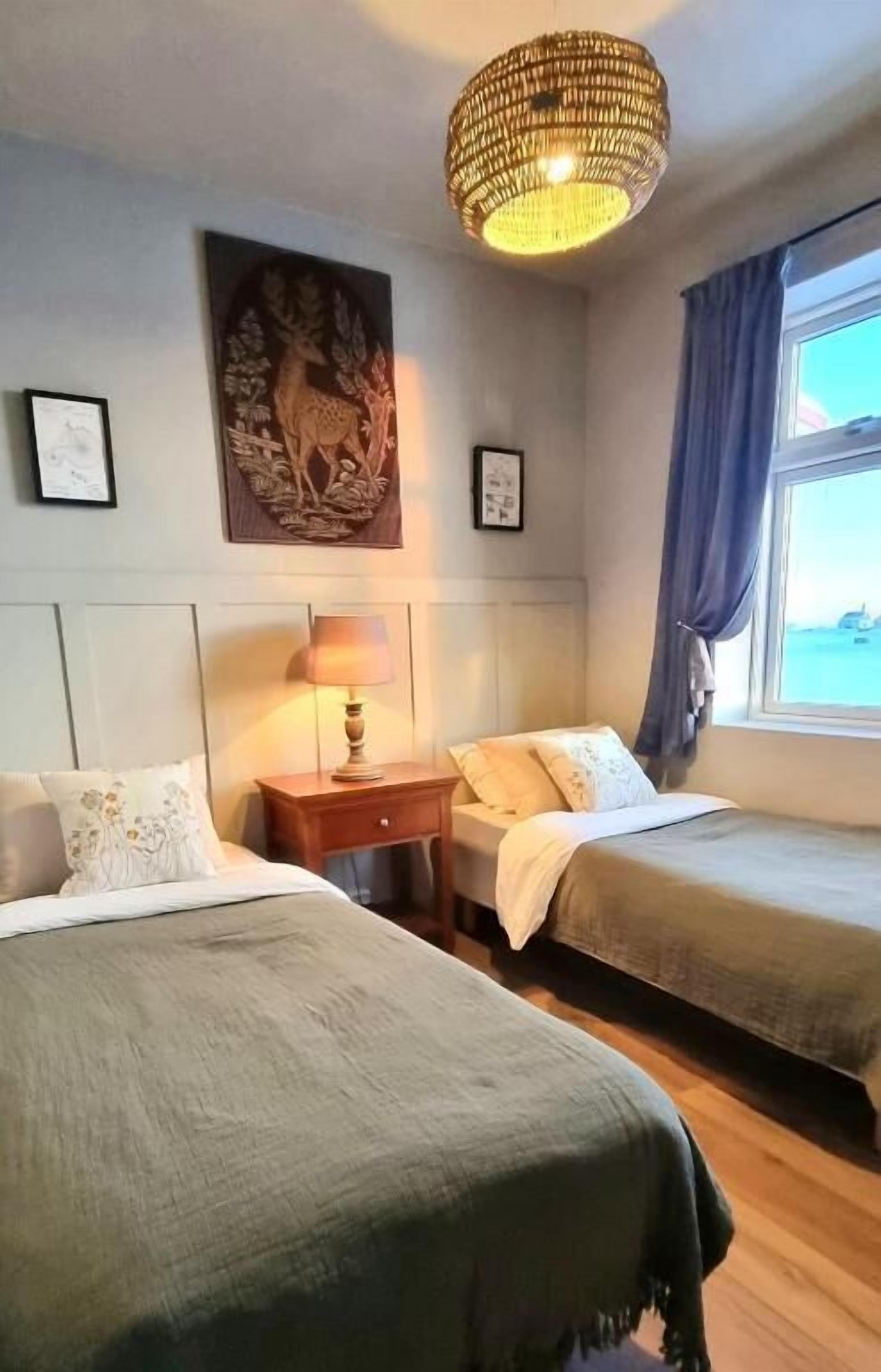 Blackout drapes, free WiFi, wheelchair access