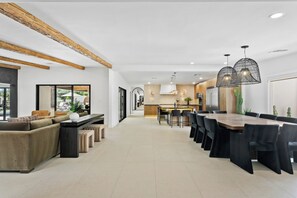 Dining - NEW 9BR+Casita Luxury Estate | Heated Pool, Hot Tub & Sport Court (Scottsdale)