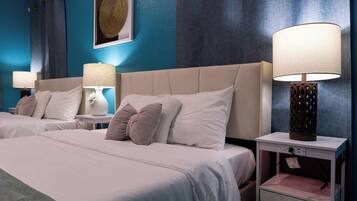 Desk, iron/ironing board, free WiFi, bed sheets