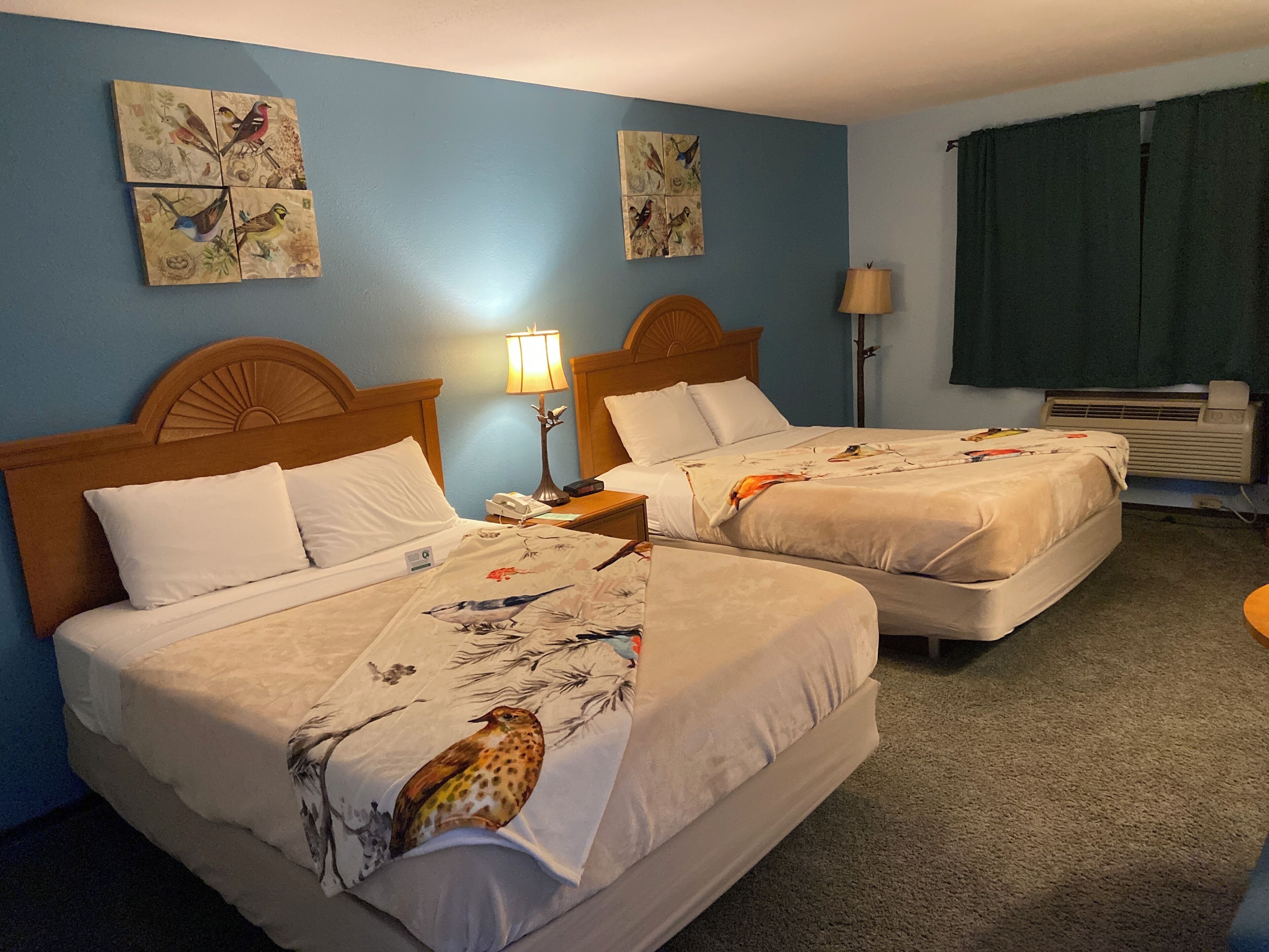 Habitación doble estándar | Cortinas blackout, tabla de planchar con plancha y wifi gratis 