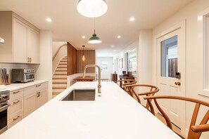 Fridge, microwave, oven, stovetop - Stay at the Park City Birdhouse: a cozy 2-bedroom retreat in Historic Old Town. (Park City)