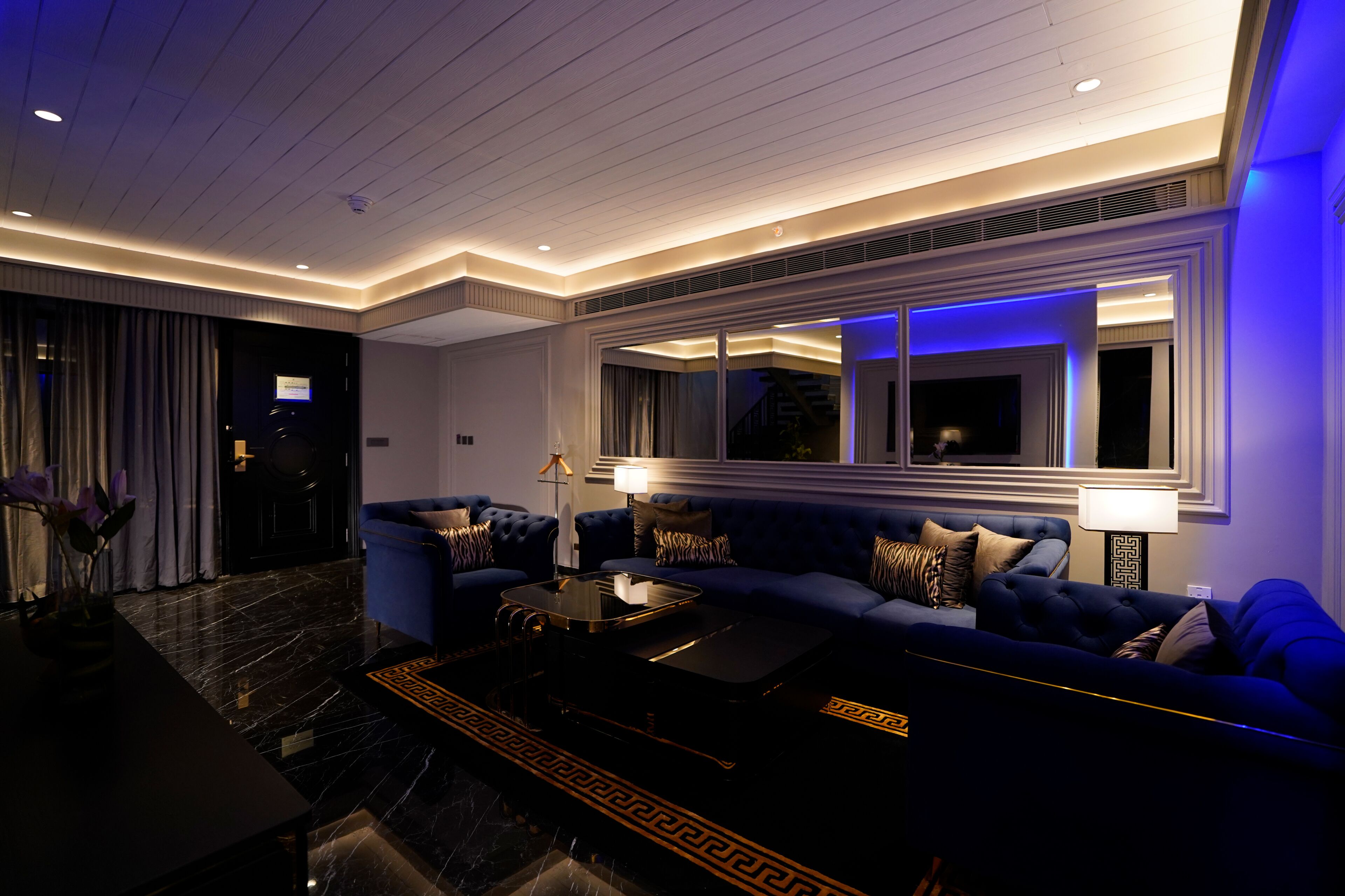 Habitación Royal doble de uso individual, no fumadores, terraza | Zona de estar