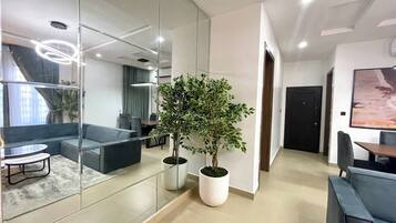 Economy Apartment, Balcony, City View | Interior