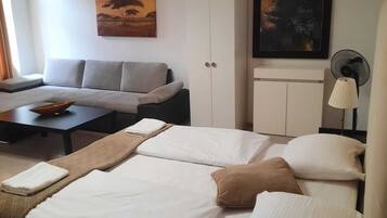 Basic-Apartment | BĂŒgeleisen/BĂŒgelbrett, kostenloses WLAN