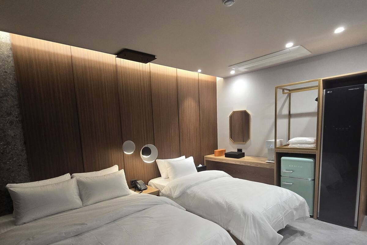 Kamar Twin, pemandangan kota | Wi-Fi gratis