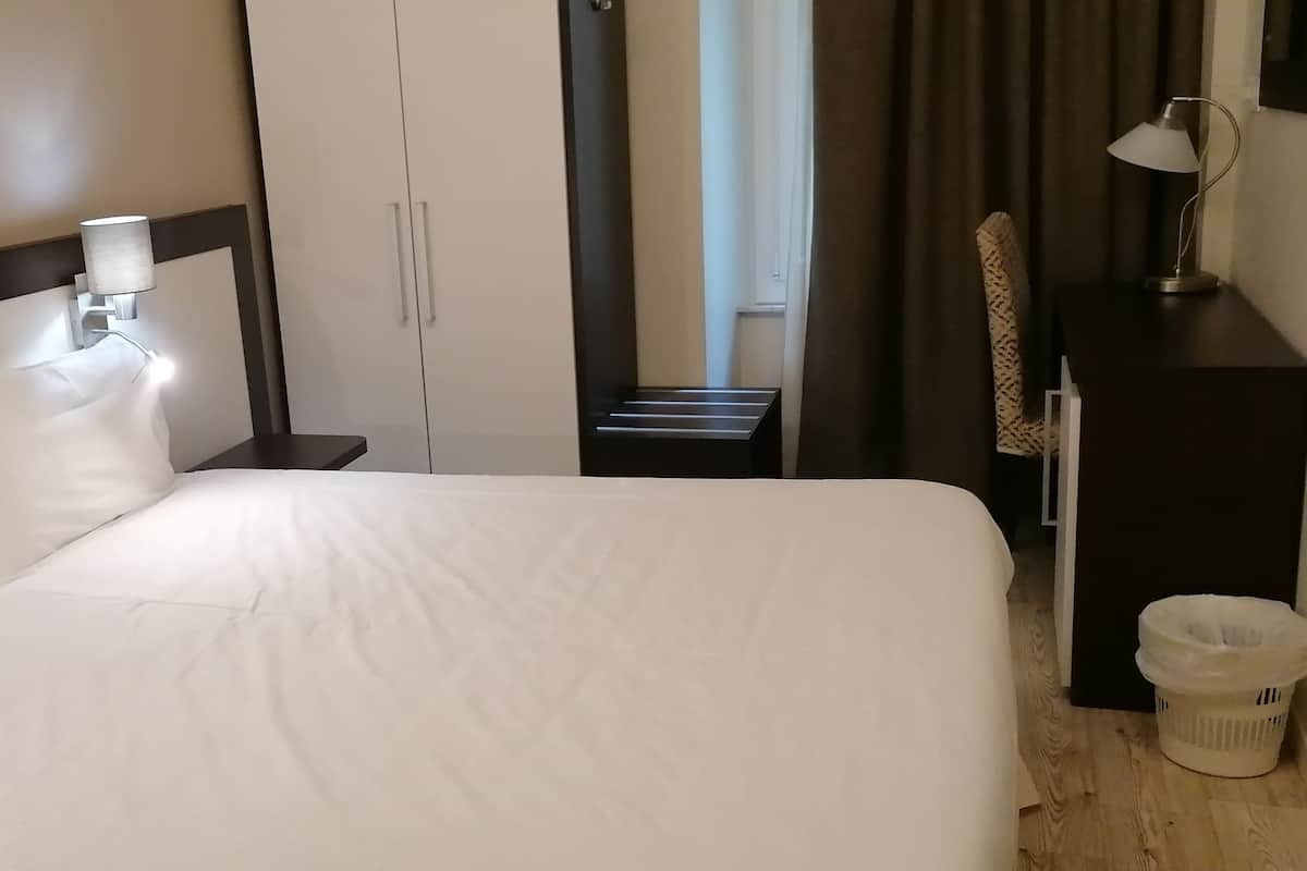 In-room safe, desk, laptop workspace, blackout drapes