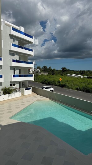 Outdoor pool - Caribbean Rose 202A Cozy Bayahibe Apartment (Bayahíbe)