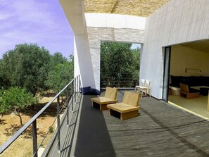 Terrace - Architektenvilla mit Meerblick im Süden Apuliens by Interhome (Acquarica del Capo)