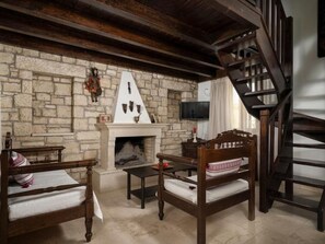 Interior - Traditionelle Natursteinvilla mit tollem Meerblick by Interhome (Matala)
