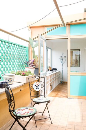 Terrace/patio - Rom Dachgeschoss mit Terrasse by Interhome (Rome)