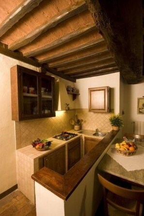 Fridge, cookware/dishes/utensils - Santinovo torrino' Wohnung by Interhome (Colle Val d'Elsa)