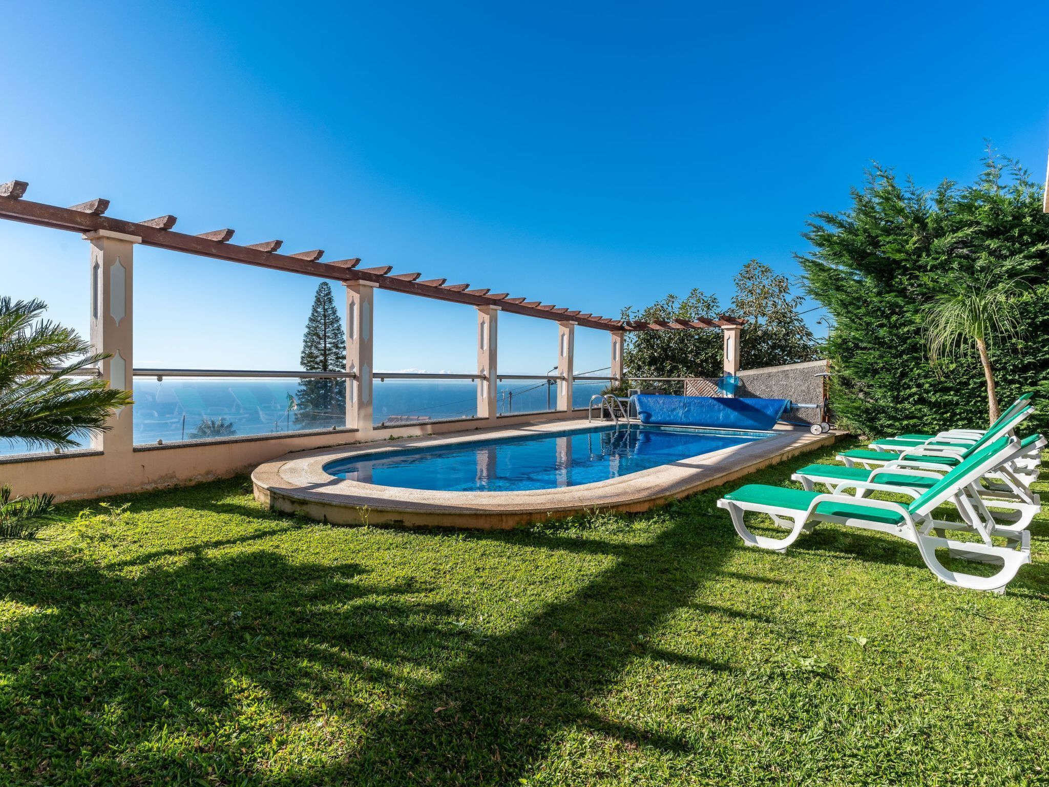 Una piscina riscaldata