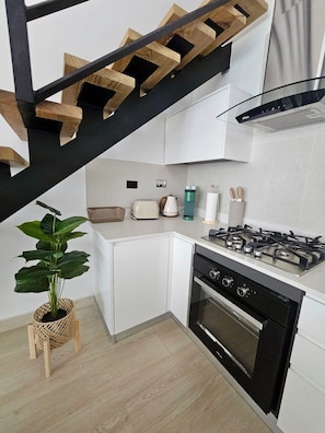 Private kitchen - Estrella Garden • Antlia 304 New Modern Penthouse (Dominicus)