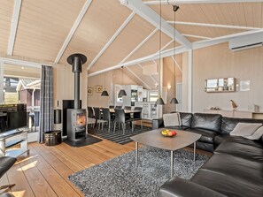 Fernseher, Kamin