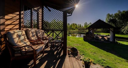 Holiday Home With Sauna, Jacuzzi and Private Pond