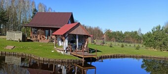 Holiday Home With Sauna, Jacuzzi and Private Pond