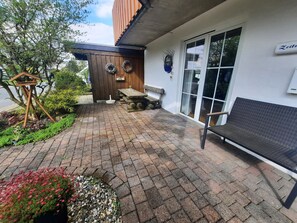 Terrace/patio - Vacation apartment directly on the Rothaarsteig: Nature*Sport*Recreation* in Winterberg (Winterberg)