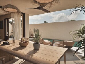 Outdoor dining - Terra Mare Villas-Etesian 206 by Interhome (Ialyssos)