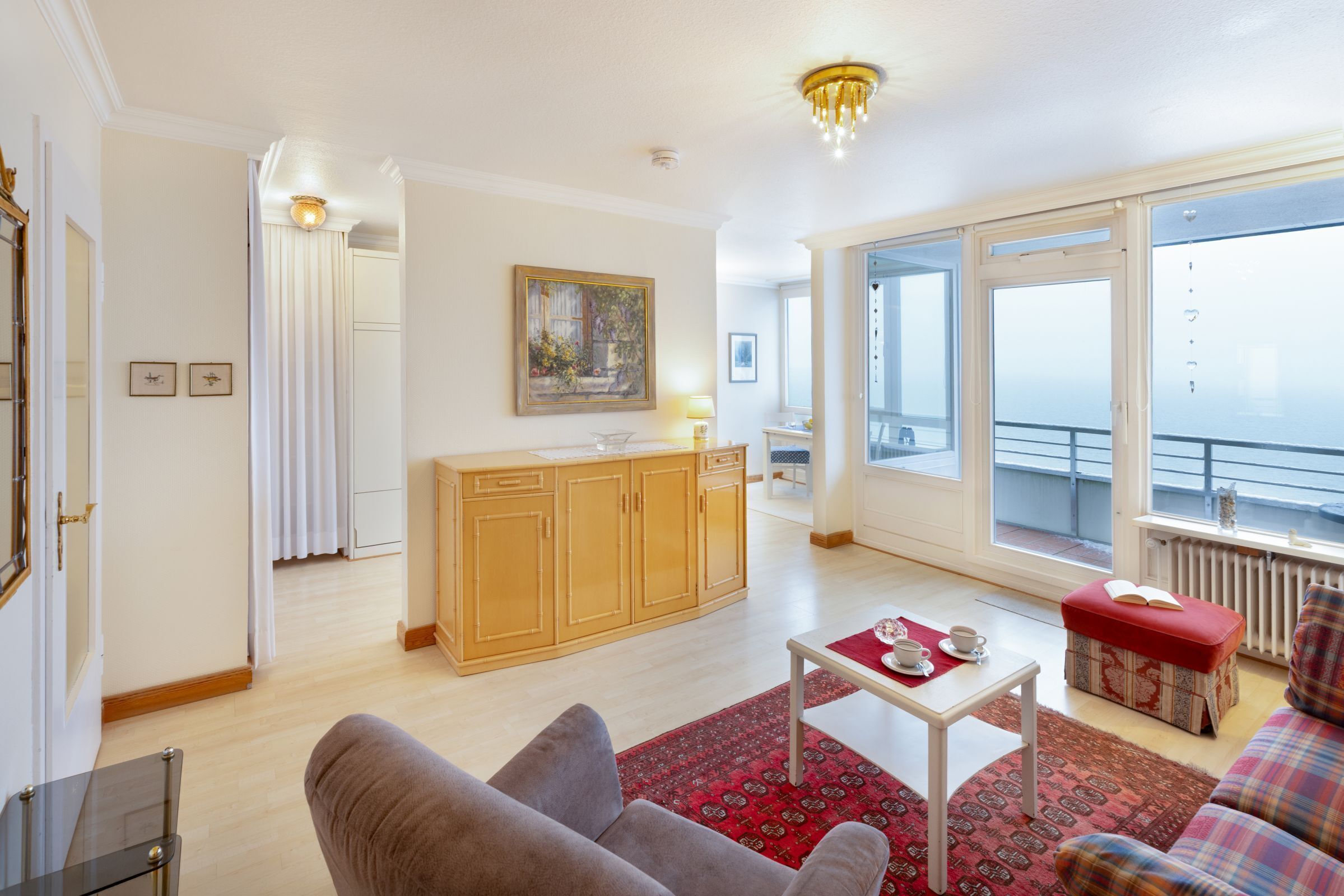 Télévision, table de tennis de table