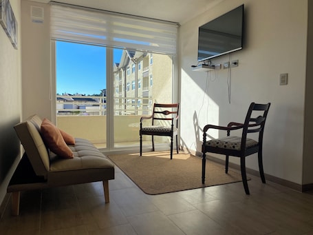 Living area. Your home in Puerto Montt: a comfortable apartment for rent