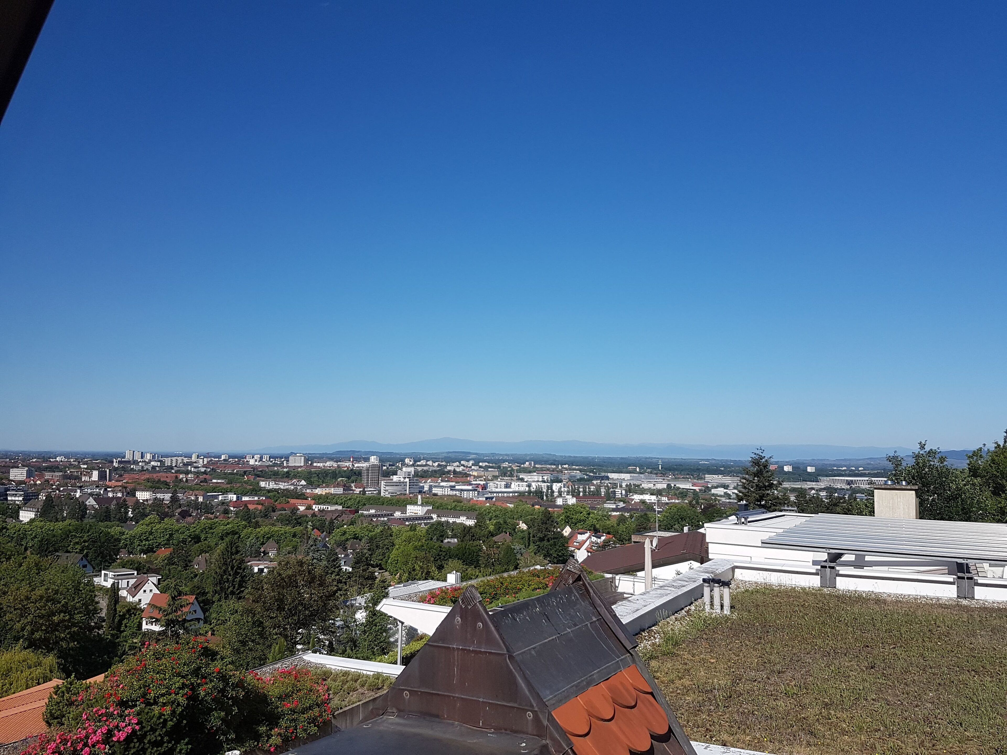 Blick von der Unterkunft