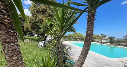 Country house surrounded by nature